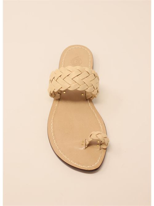 sandalo capri con treccia Da Costanzo | TRECCIONEALLUCENUDE